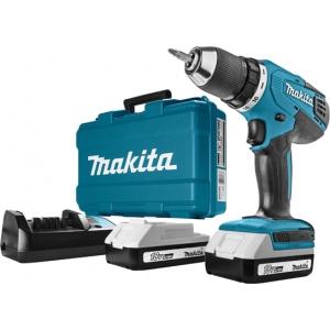 Дрель аккумуляторная 18 В,2х1.5 Ач Li-ion MAKITA DF457DWE