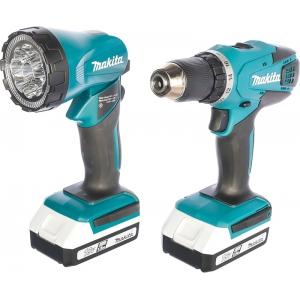 Дрель аккумуляторная 18 В,2х1.5 Ач Li-ion MAKITA DF457DWLE