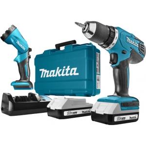 Дрель аккумуляторная 18 В,2х1.5 Ач Li-ion MAKITA DF457DWLE