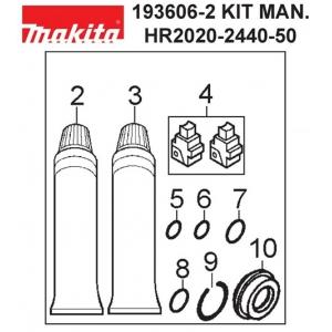 Ремонтный комплект сальники, кольца, щетки, смазка, MAKITA, 193606-2