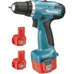 Аккумуляторная дрель-шуруповерт 12 В, MAKITA, 6271DWPE3